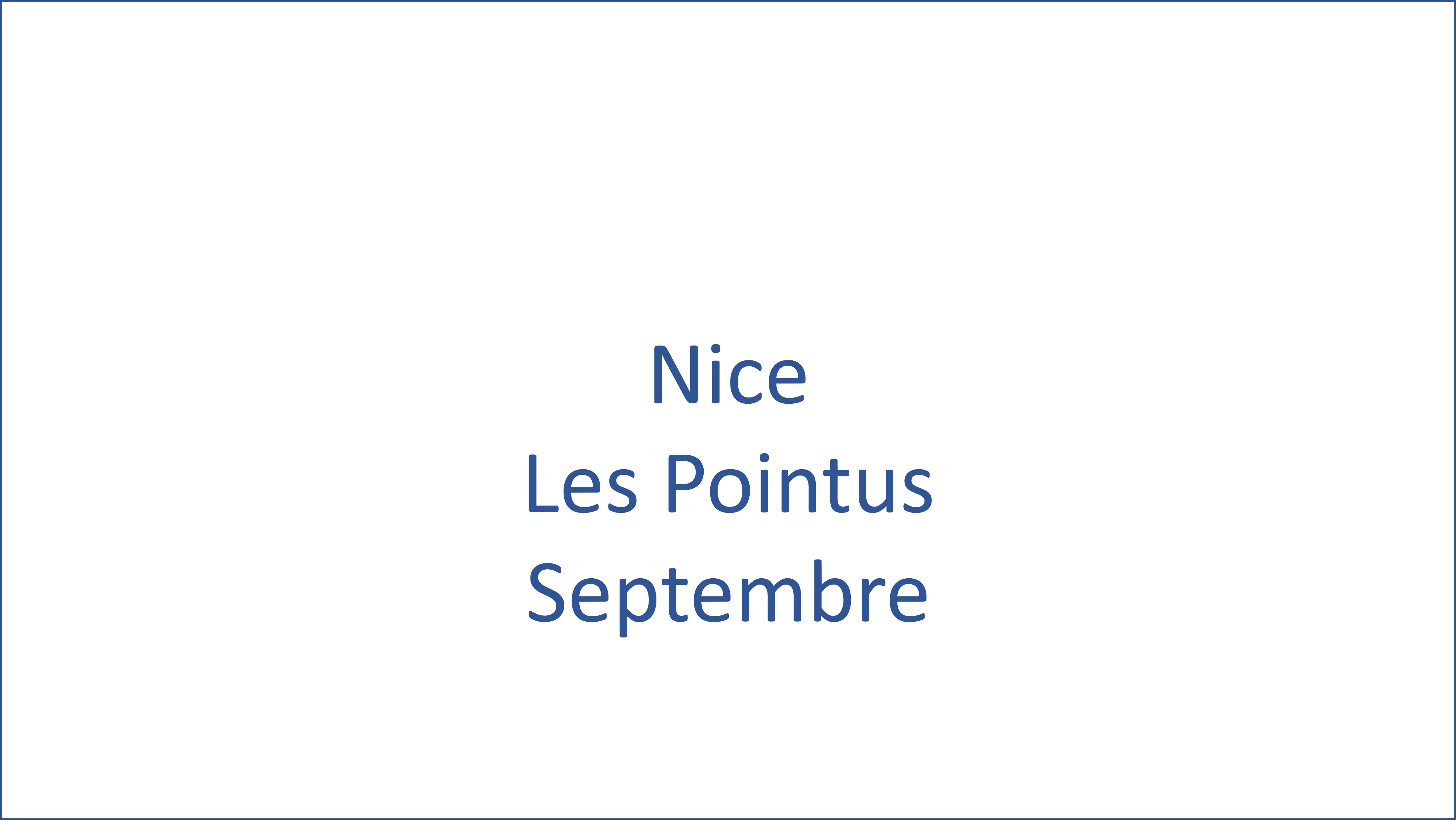 Nice - Les Pointus - 09/2024